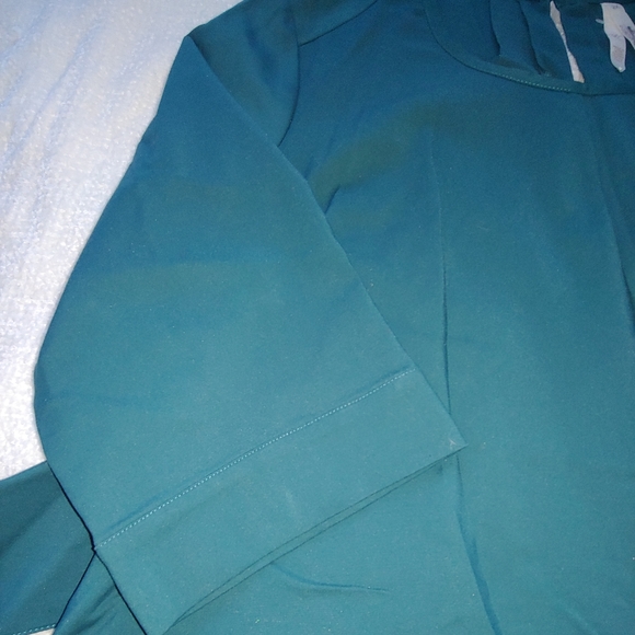 EUC Plus Size Melissa Mccarthy Seven Tie Front Blouse  - Size 2X - Picture 11 of 15